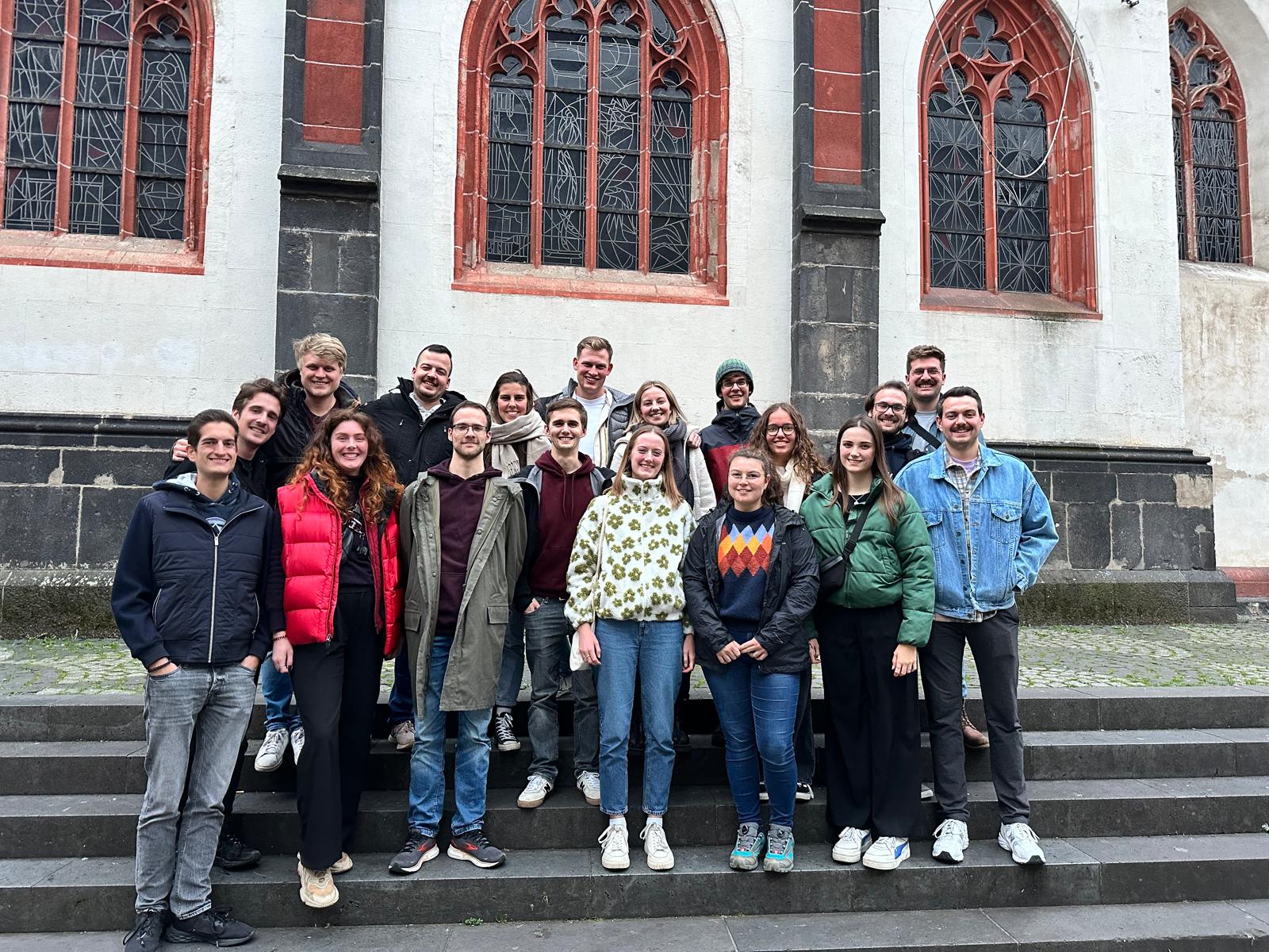 Unsere Leiter*innen und Mitarbeiter*innen bei der Leitungsfahrt 2024 in Koblenz